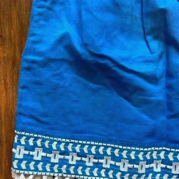 J Crew Women’s Size XXS Blue and White Skirt - Picture 3 of 5